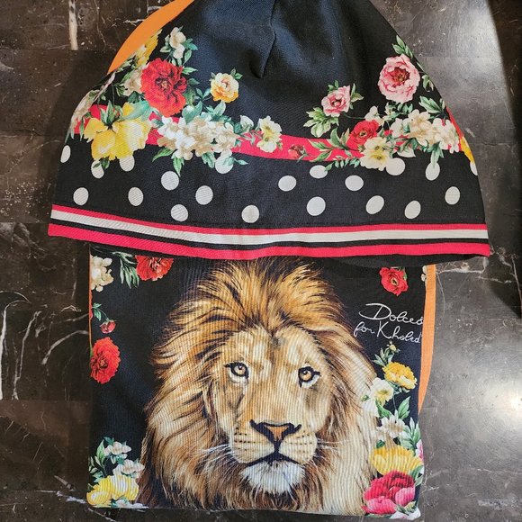 DJ Khaled Khaled Dolce & Gabbana Men's Hoodie With Lion Mix Print Size 50/Large - Picture 6 of 9